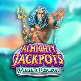 Official Jackpots logo: Almighty Jackpots – Realm of Poseidon by Novomatic at Bonuskong Casino
