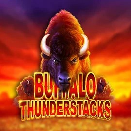 Official Slots logo: Buffalo Thunderstacks by Amatic Industries at Bonuskong Casino