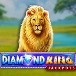 Diamond King Jackpots slot icon by SpinPlay Games, available at Bonuskong Casino