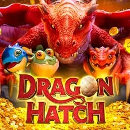 Dragon Hatch slot logo by PG Soft at Bonuskong Casino