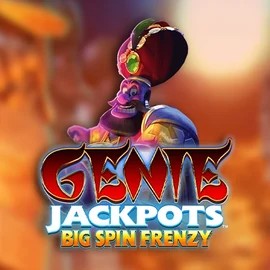 Genie Jackpots: Big Spin Frenzy online game logo by Blueprint Gaming on bonuskong-kasino.de
