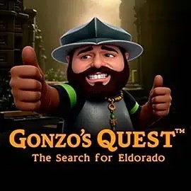 Gonzo's Quest slot icon by NetEnt, available at Bonuskong Casino