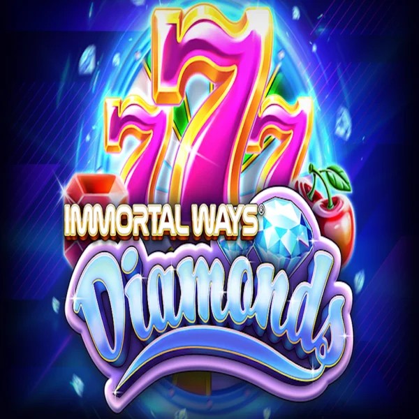 Official Slots logo: Immortal Ways Diamonds by RubyPlay at Bonuskong Casino