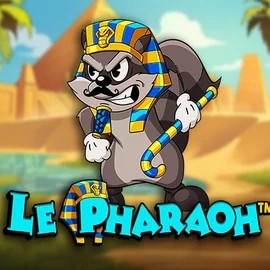 Le Pharaoh slot visual from Hacksaw Gaming available on bonuskong-kasino.de