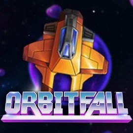 Orbitfall by ELK Studios, showcased at bonuskong-kasino.de – game logo
