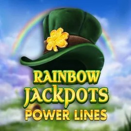 Rainbow Jackpots Power Lines logo by Red Tiger Gaming at Bonuskong Casino