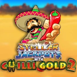Official Jackpots logo: Stellar Jackpots with Chilli Gold x2 by Lightning Box Game at Bonuskong Casino