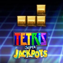 Tetris Super Jackpots slot visual from WMS available on bonuskong-kasino.de